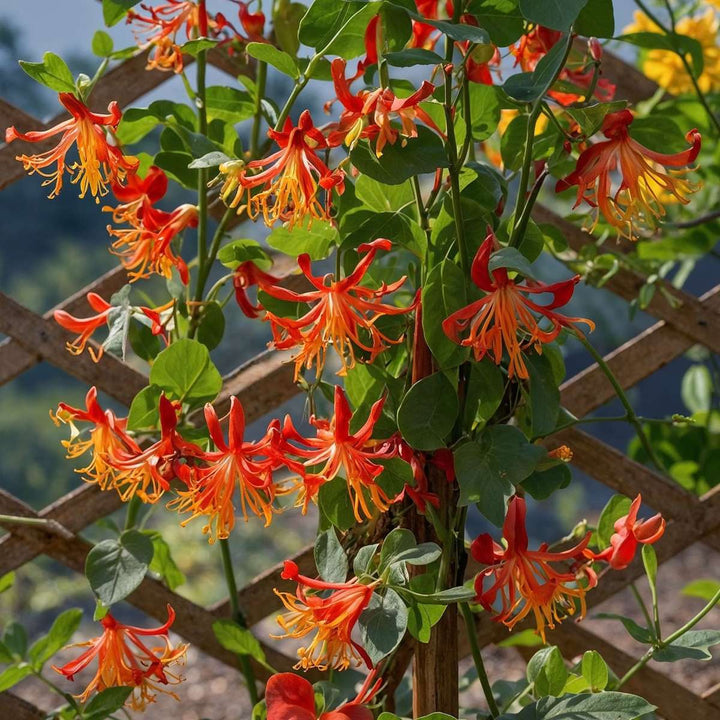 Lonicera Heckrotti American Beauty - Kamperfoelie