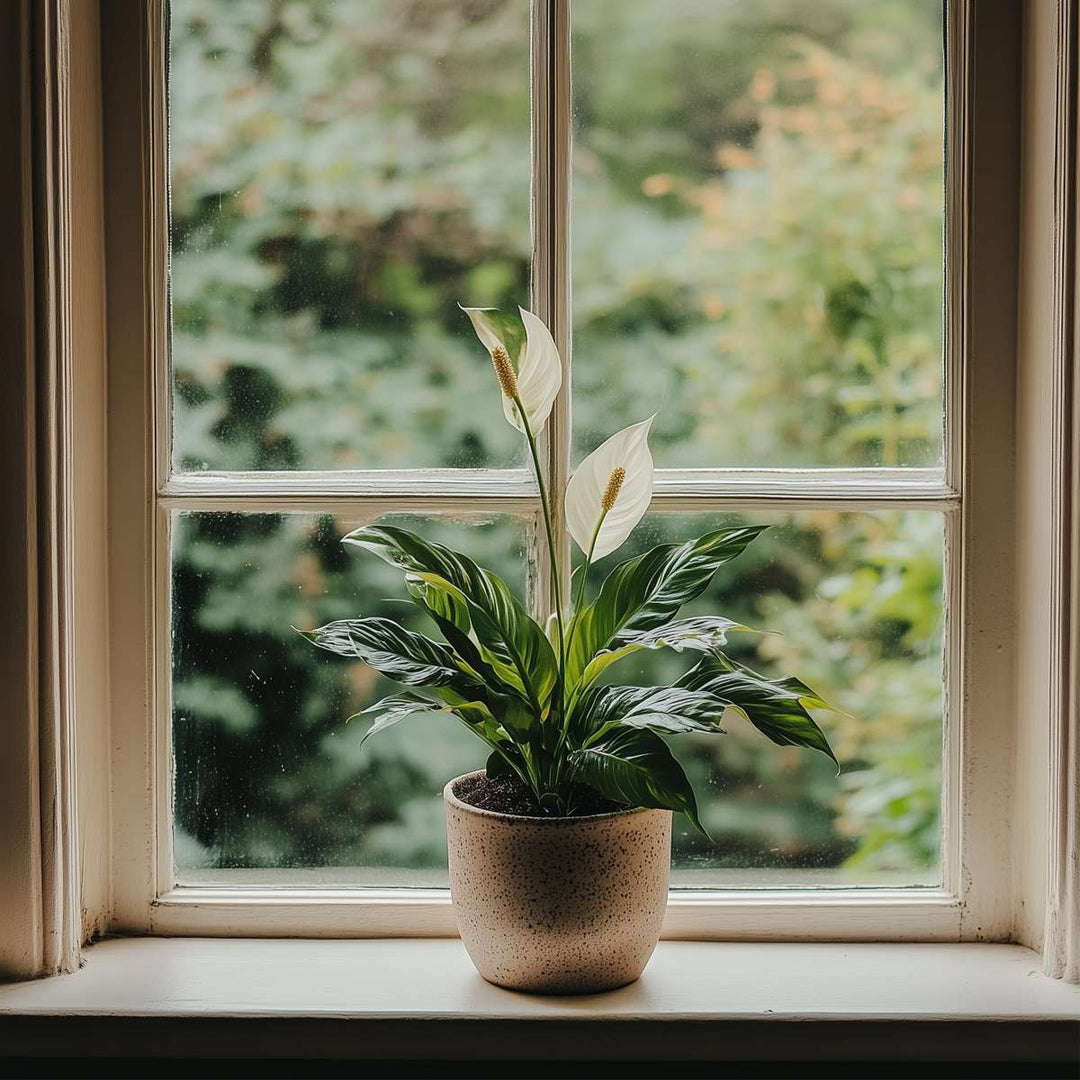 Spathiphyllum - Set van 2 - Inclusief plantenvoeding