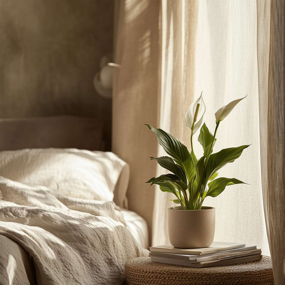 Spathiphyllum - Set van 2 - Inclusief plantenvoeding