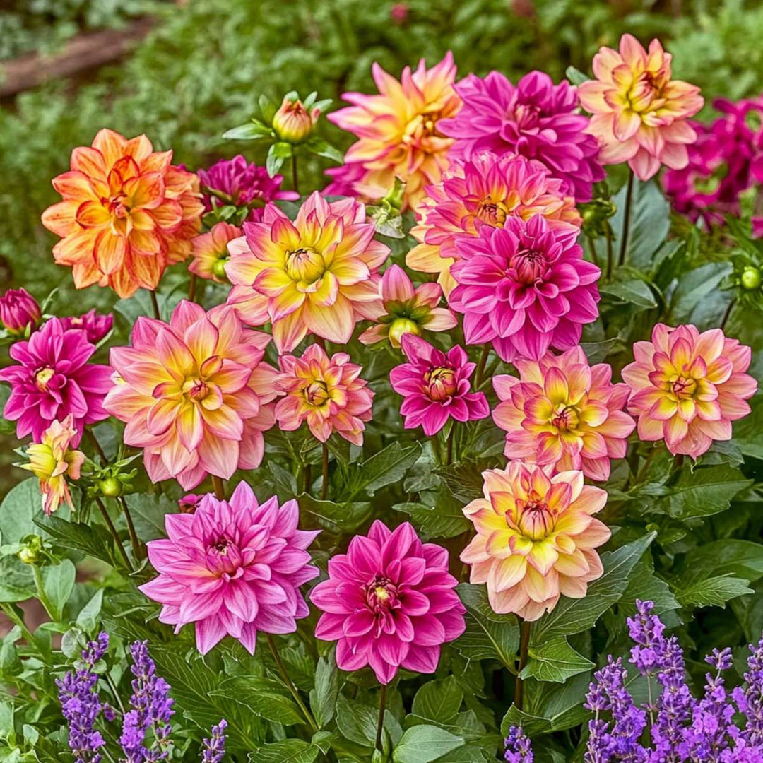 Dahlia Pacific Bulb Mix - Set van 6 - Dahliaknollen