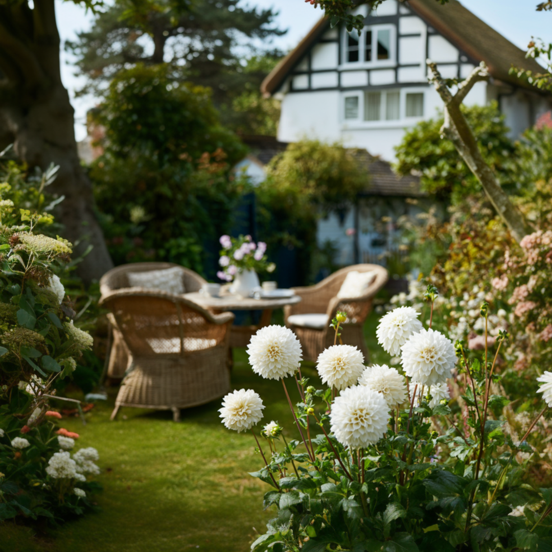 Dahlia 'Boom Boom' – 3 vnt. rinkinys – baltas