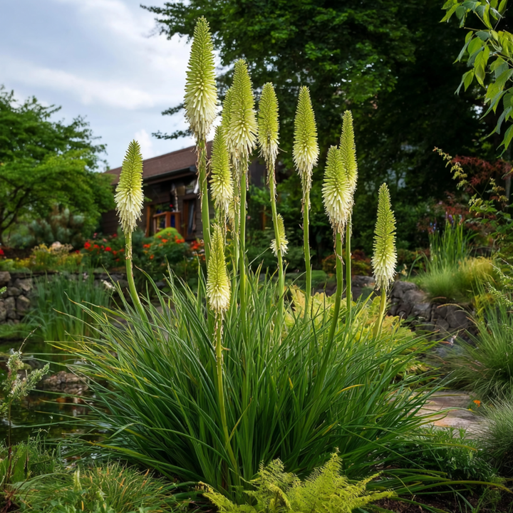 Tritoma kniphofia Ice Queen - 3 vnt. rinkinys - Šakniastiebiai