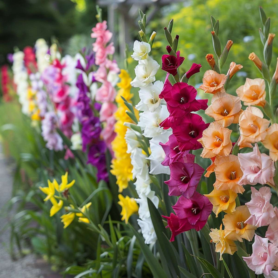 Gladiolus gladiolen - Mix van 60 - Gladiolen - bloembollen