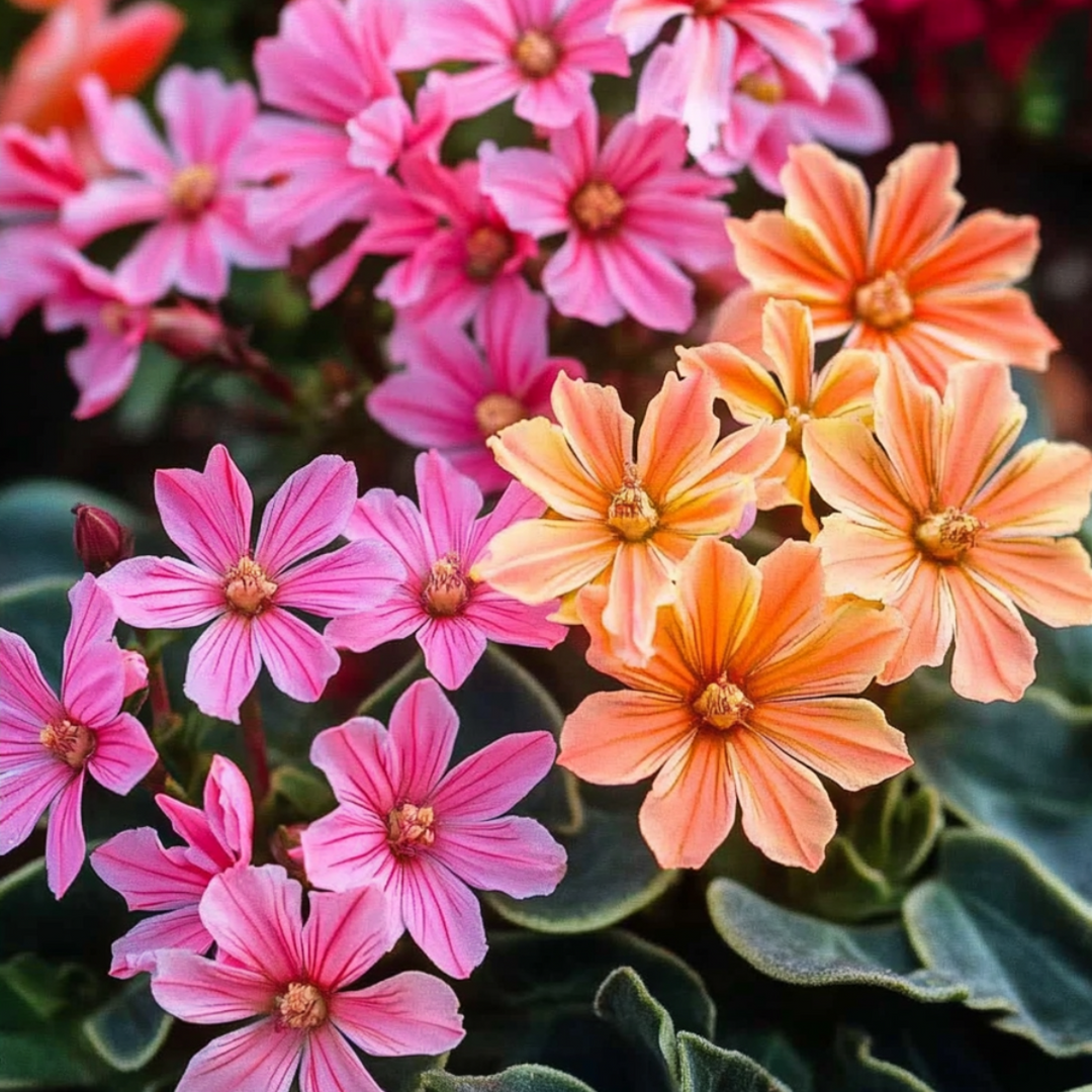 Lewisia cotyledeon Bitterkruid - Mix van 3