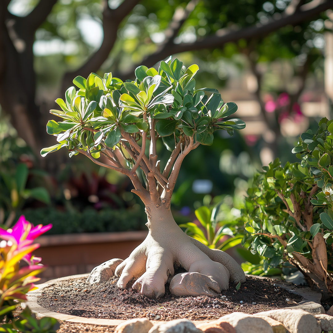 Adenium Obesum - Set van 2 - Woestijnroos bloeiend