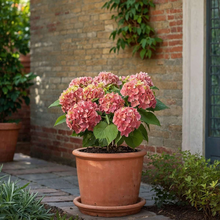 Hydrangea macrophylla - Roze - Set van 6 - Hortensia